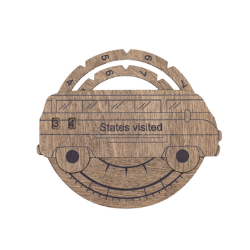 Travel Tracker 3D Wooden USA Map – Terra