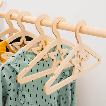 Pack of 10 Kid's Wooden Hangers