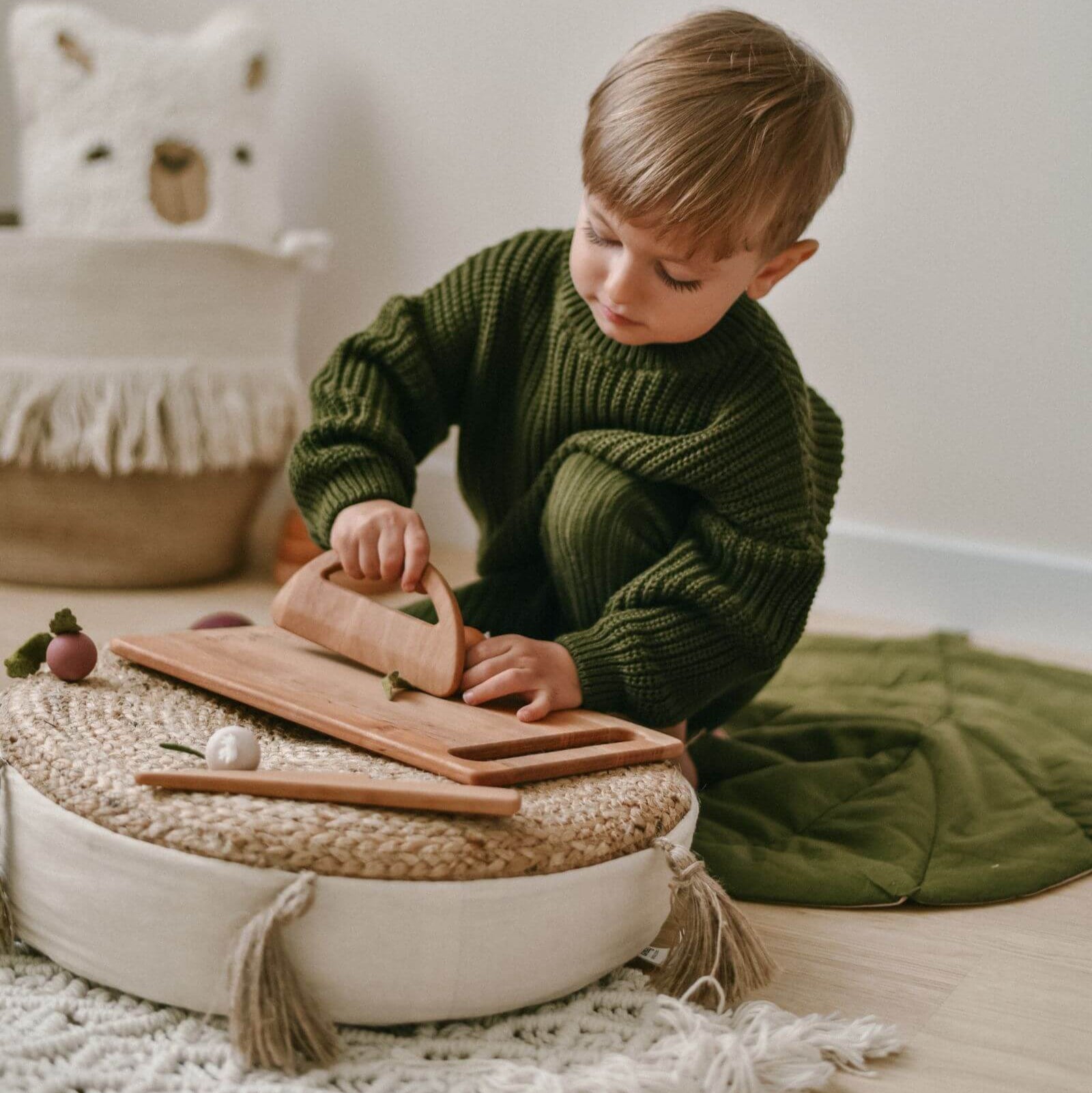 Safe Cutting Board and Knives