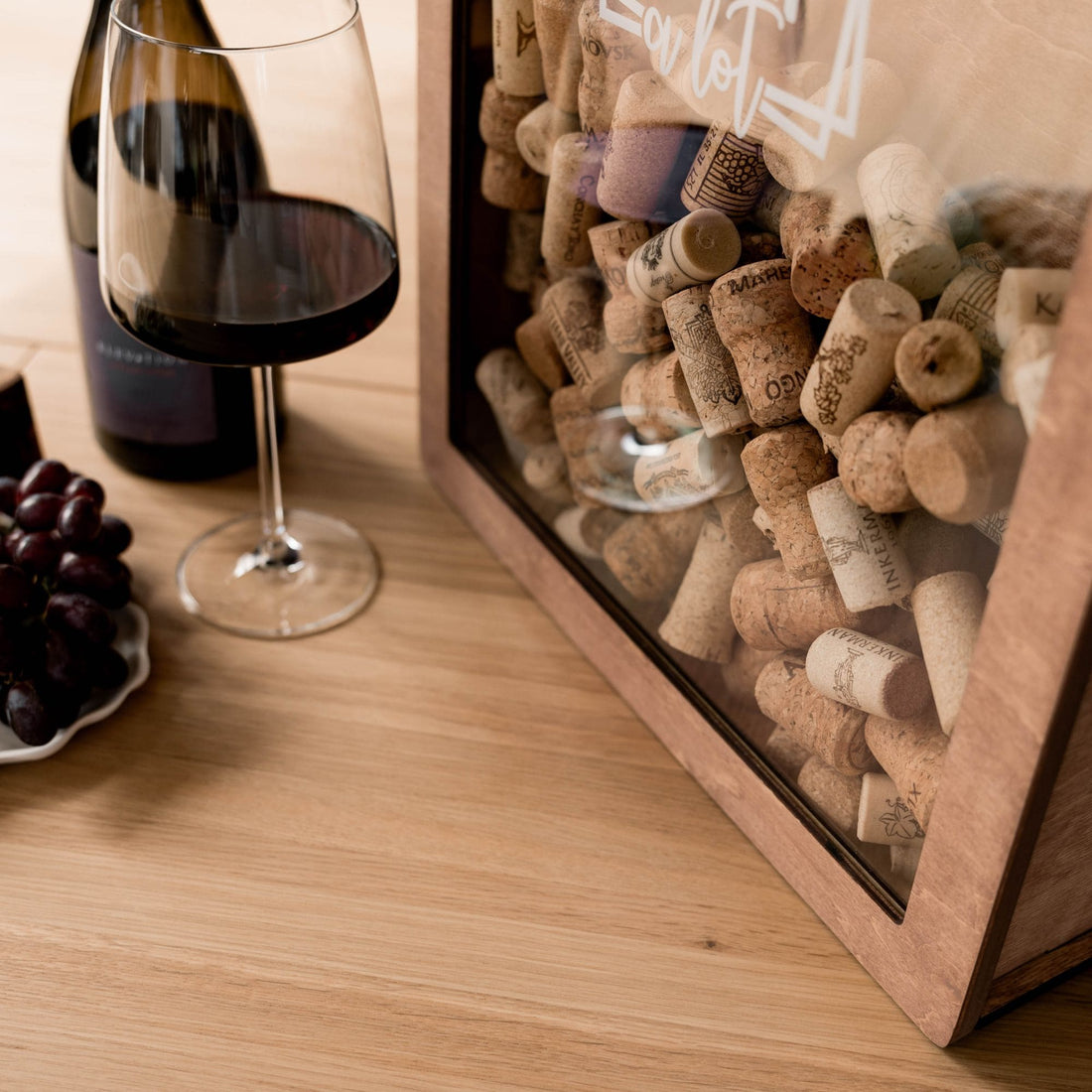Wine Cork Box – Wine Because No Great Story Started with a Salad