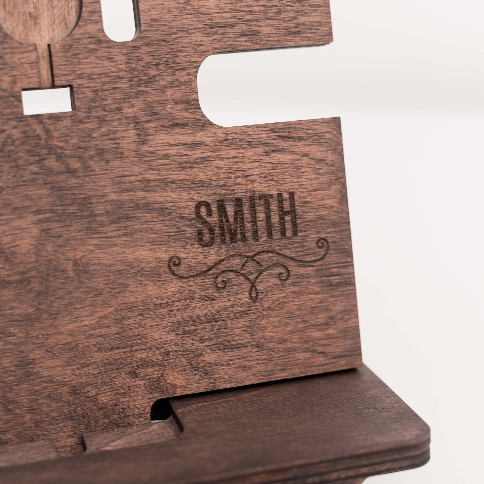 Wooden Docking Station – Personalized Gift for Him