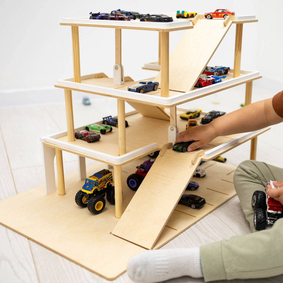 Toy Parking Garage with Elevator