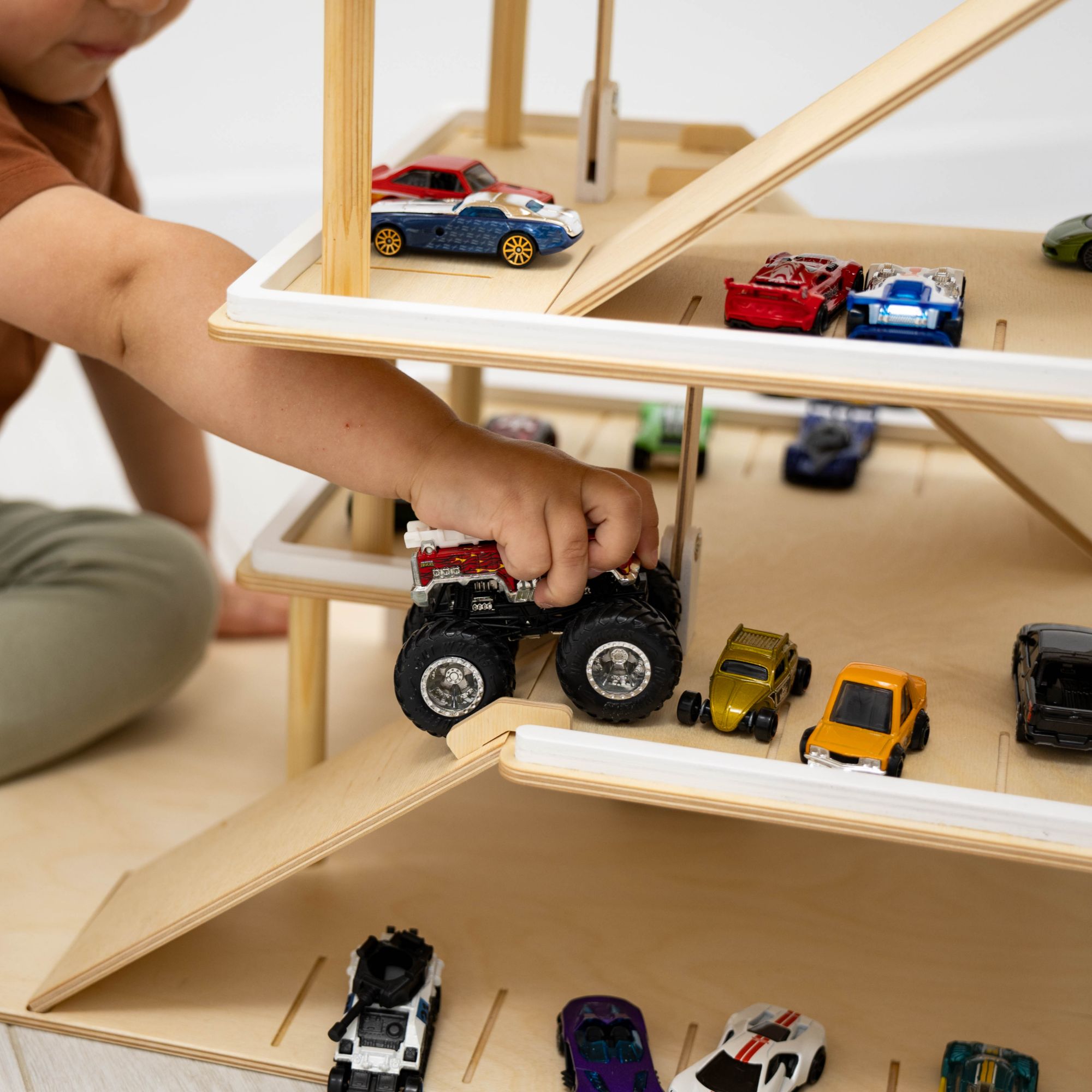 Toy Parking Garage with Elevator