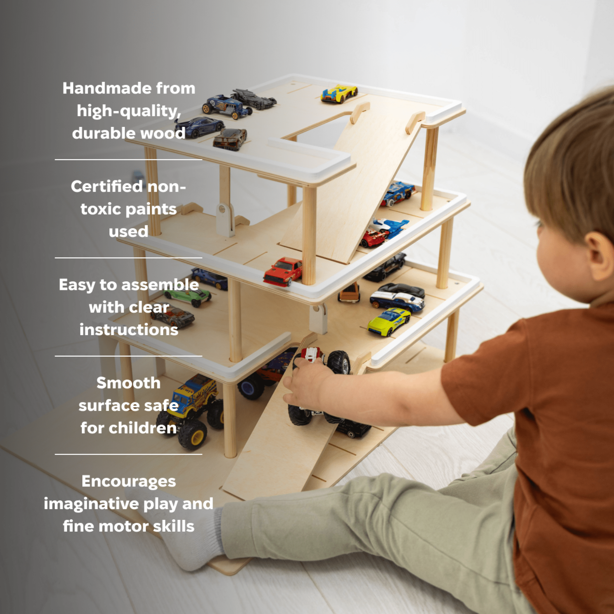 Toy Parking Garage with Elevator