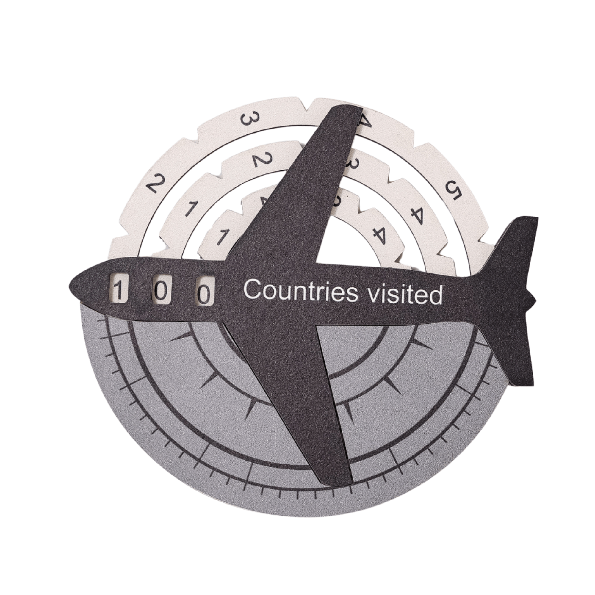 Travel Tracker 3D Wooden World Map – Nordik