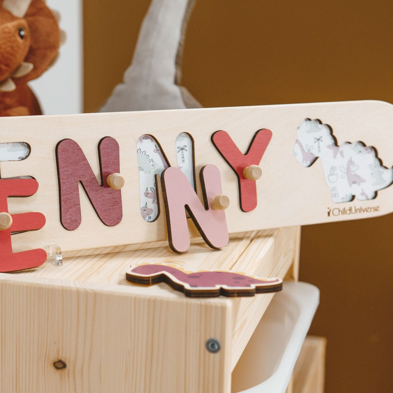 Girl Dinosaur Name Puzzle