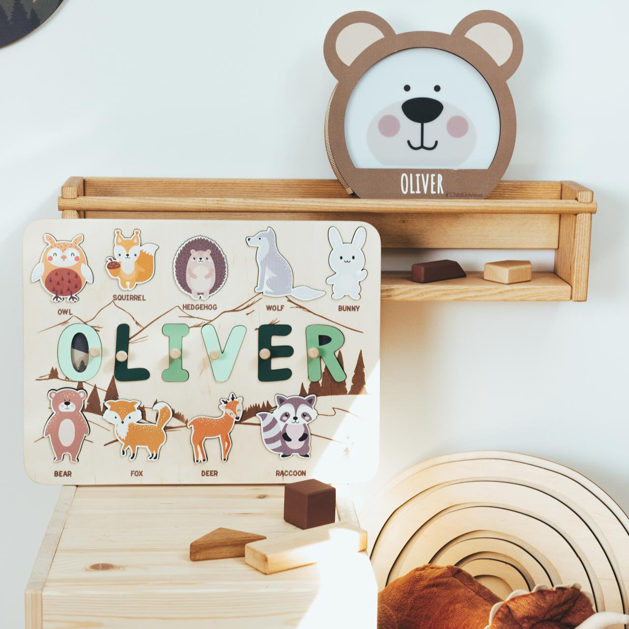 Woodland Name Board