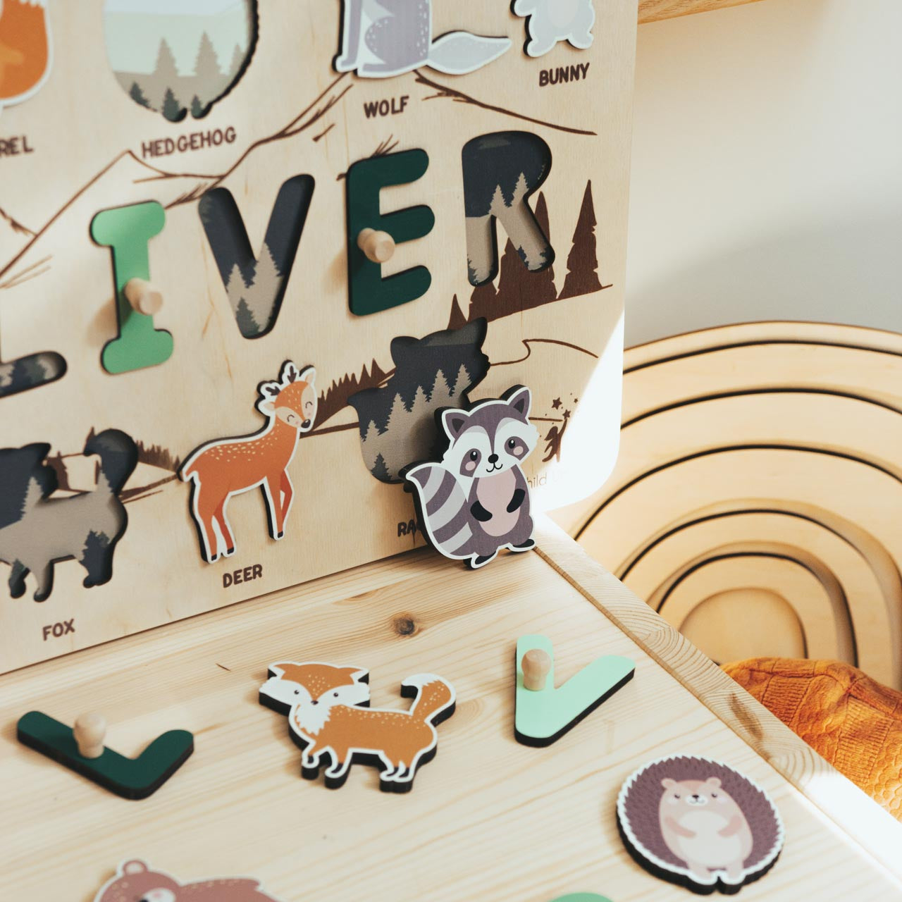Woodland Name Board