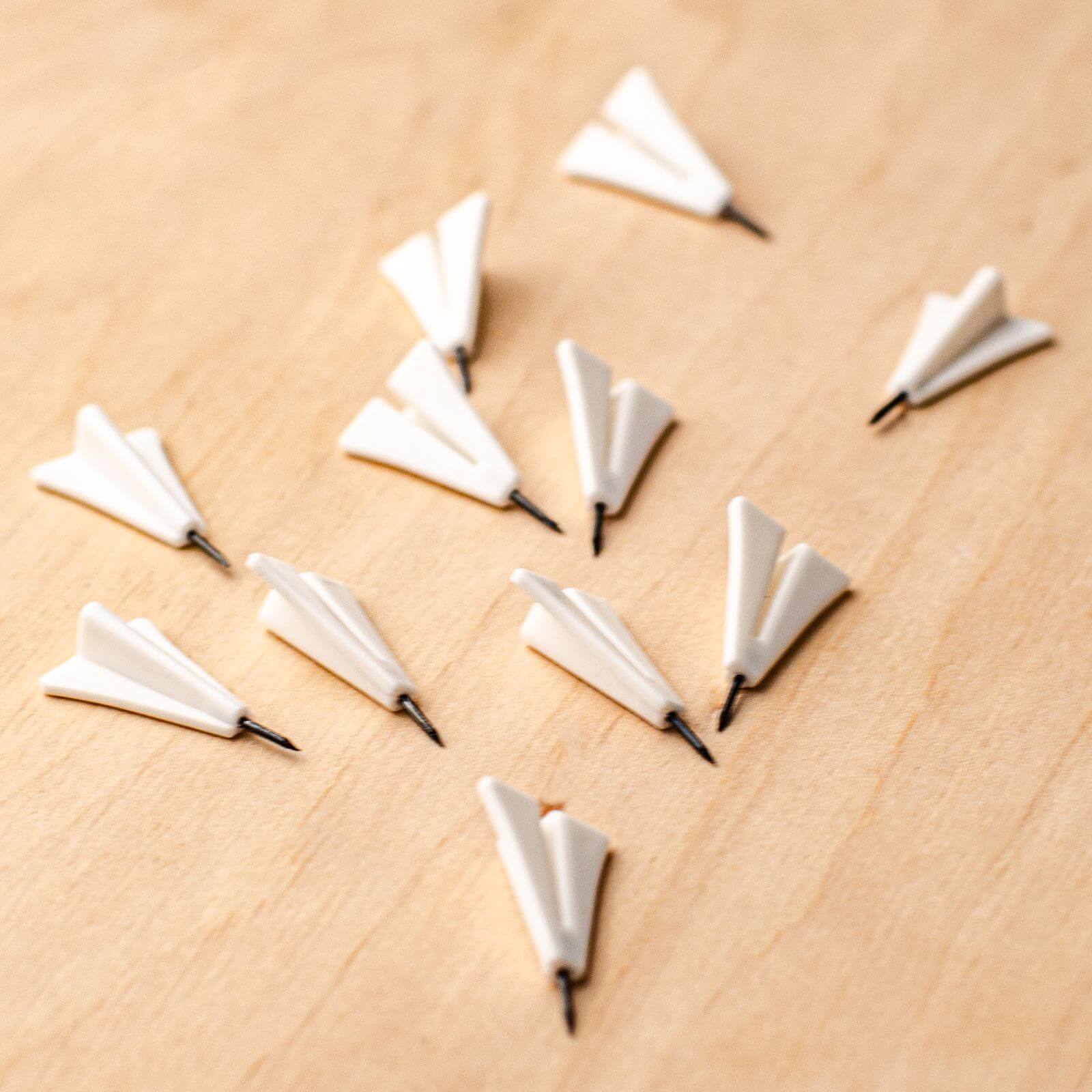 Bundle: Wooden Map and Airplanes Pins