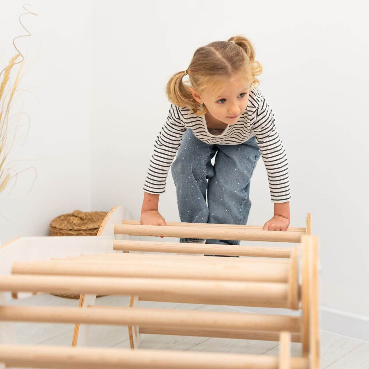 3 in 1 Pikler Triangle Set: Pikler Triangle + Arch + Ladder