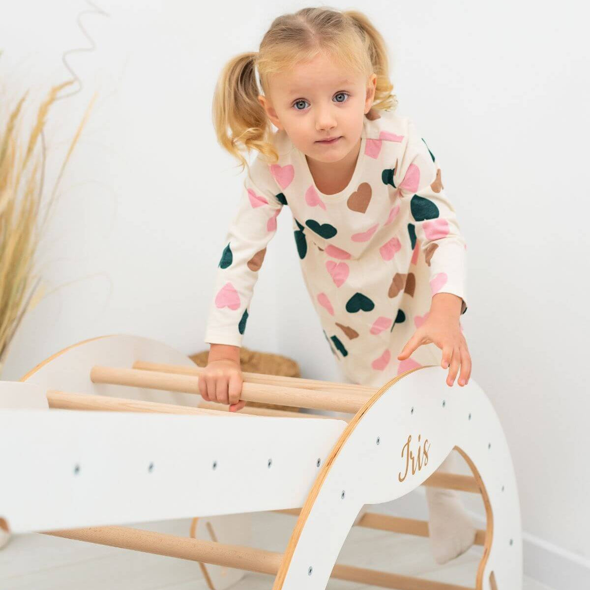 3 in 1 Pikler Triangle Set: Pikler Triangle + Arch + Ladder