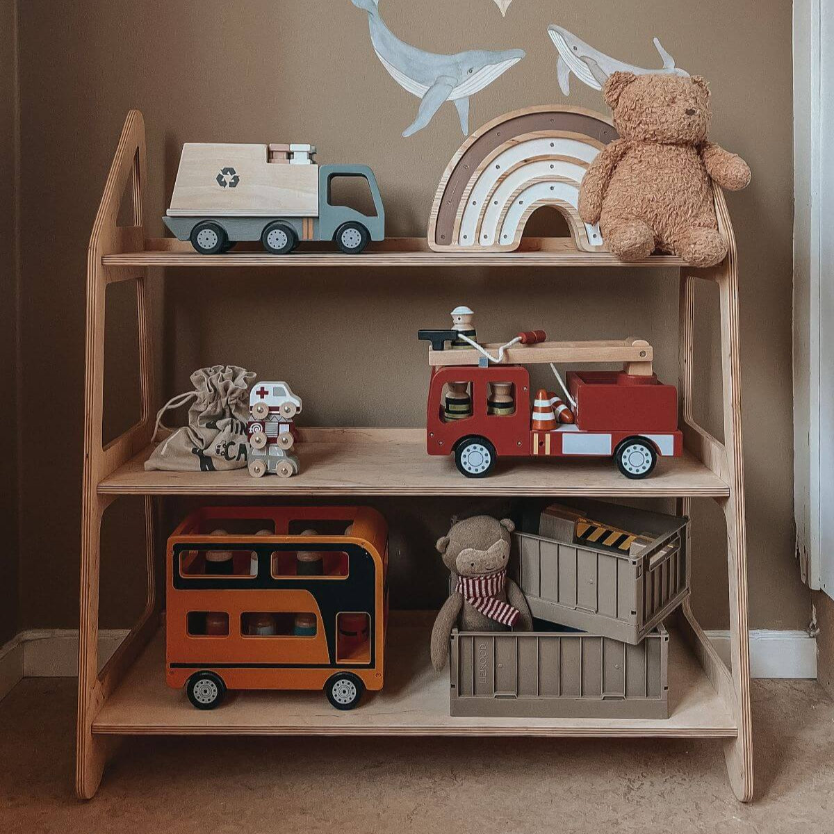 Wood Montessori Shelf