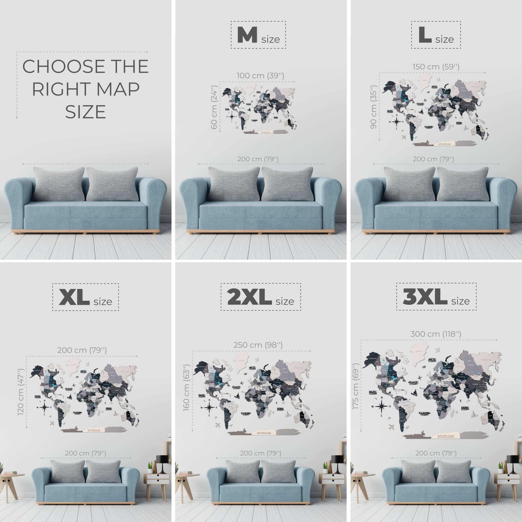 Bundle: Colored Map and Flags Pins