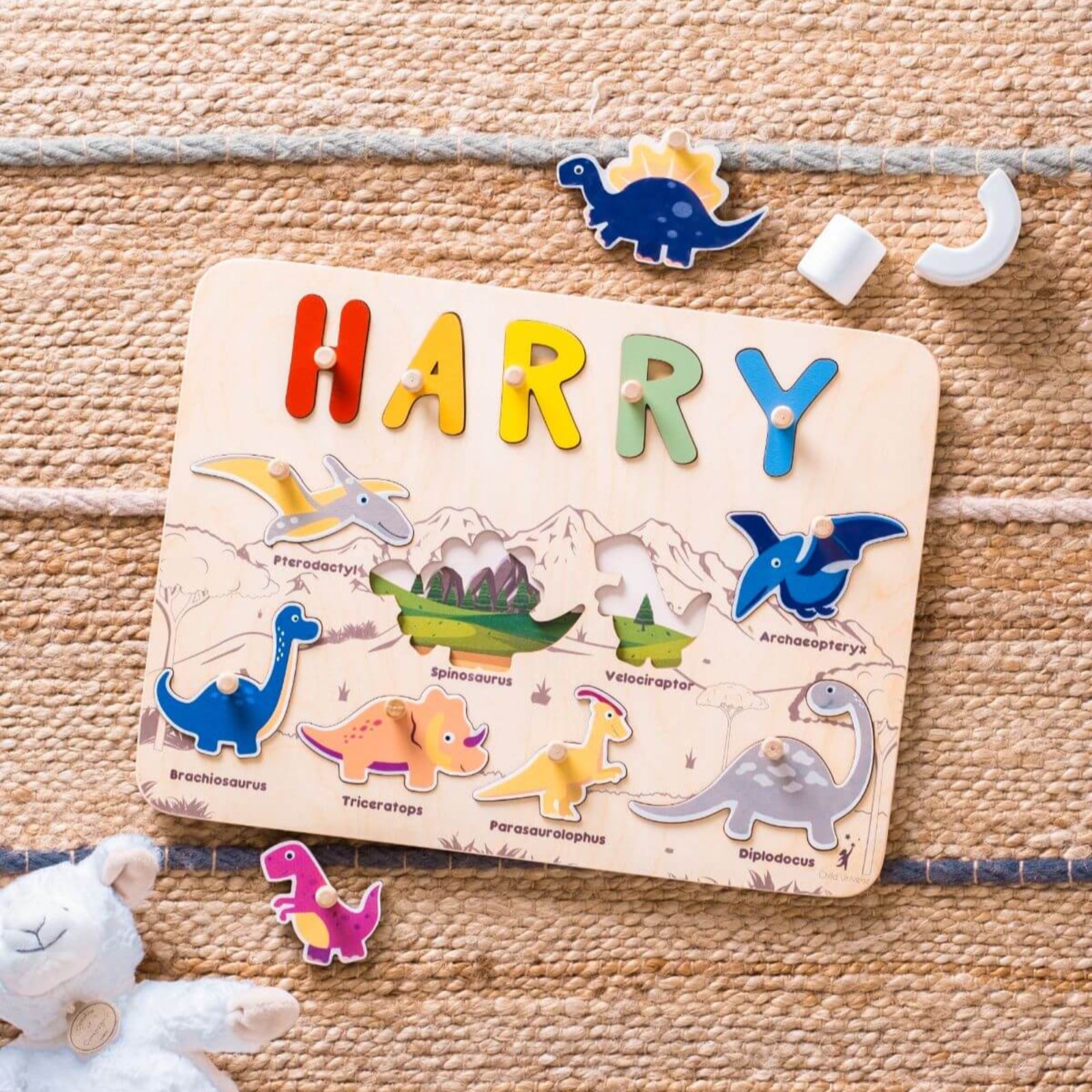 Dinosaurs Name Board
