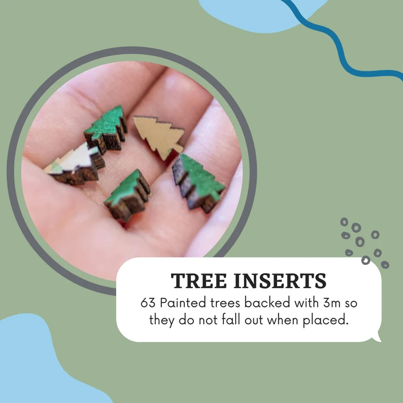 National Parks Wooden Map – Your American Dream Checklist