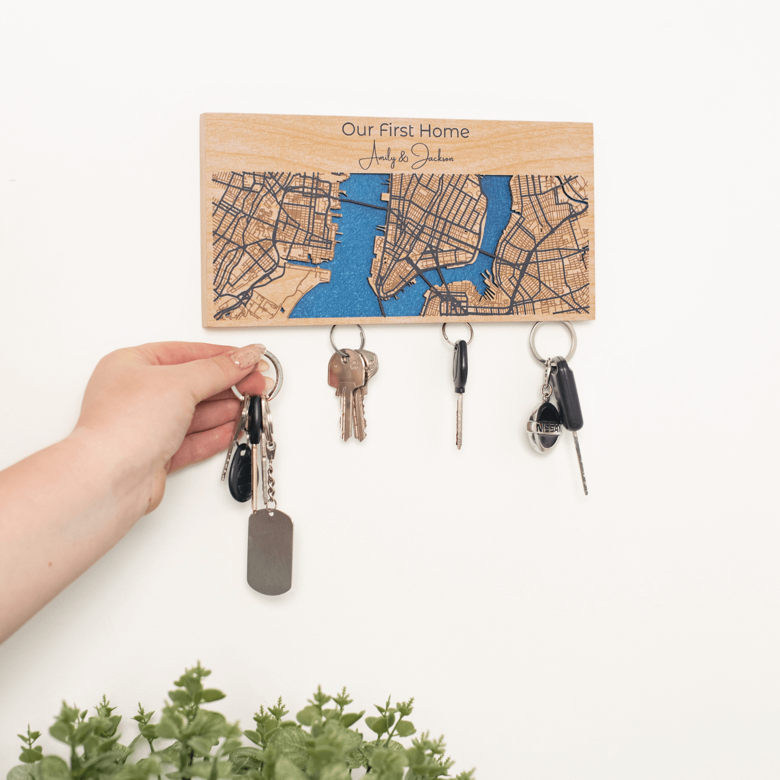 Wooden Key Holder