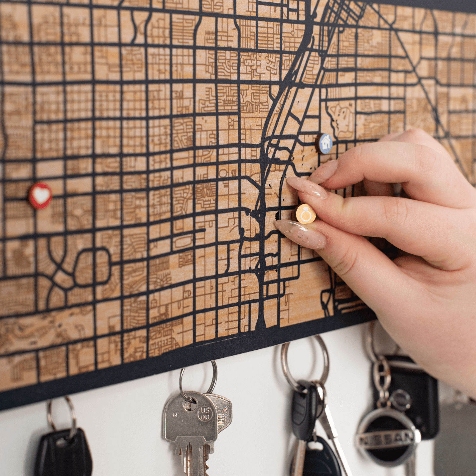 Wooden Key Holder