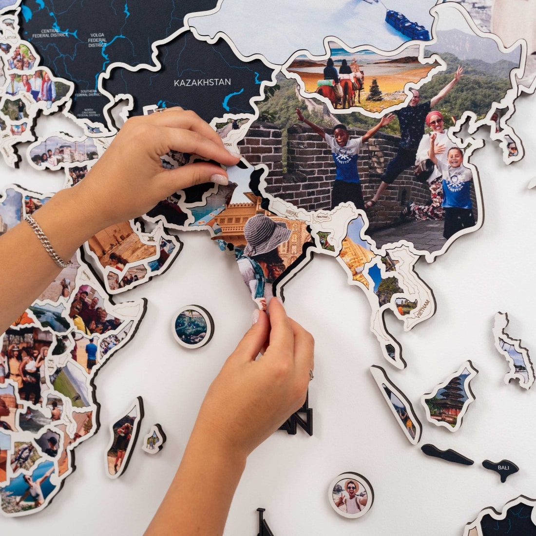 World Photo Map Midnight