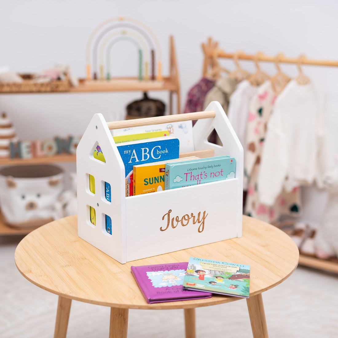 Color Montessori Book Shelves