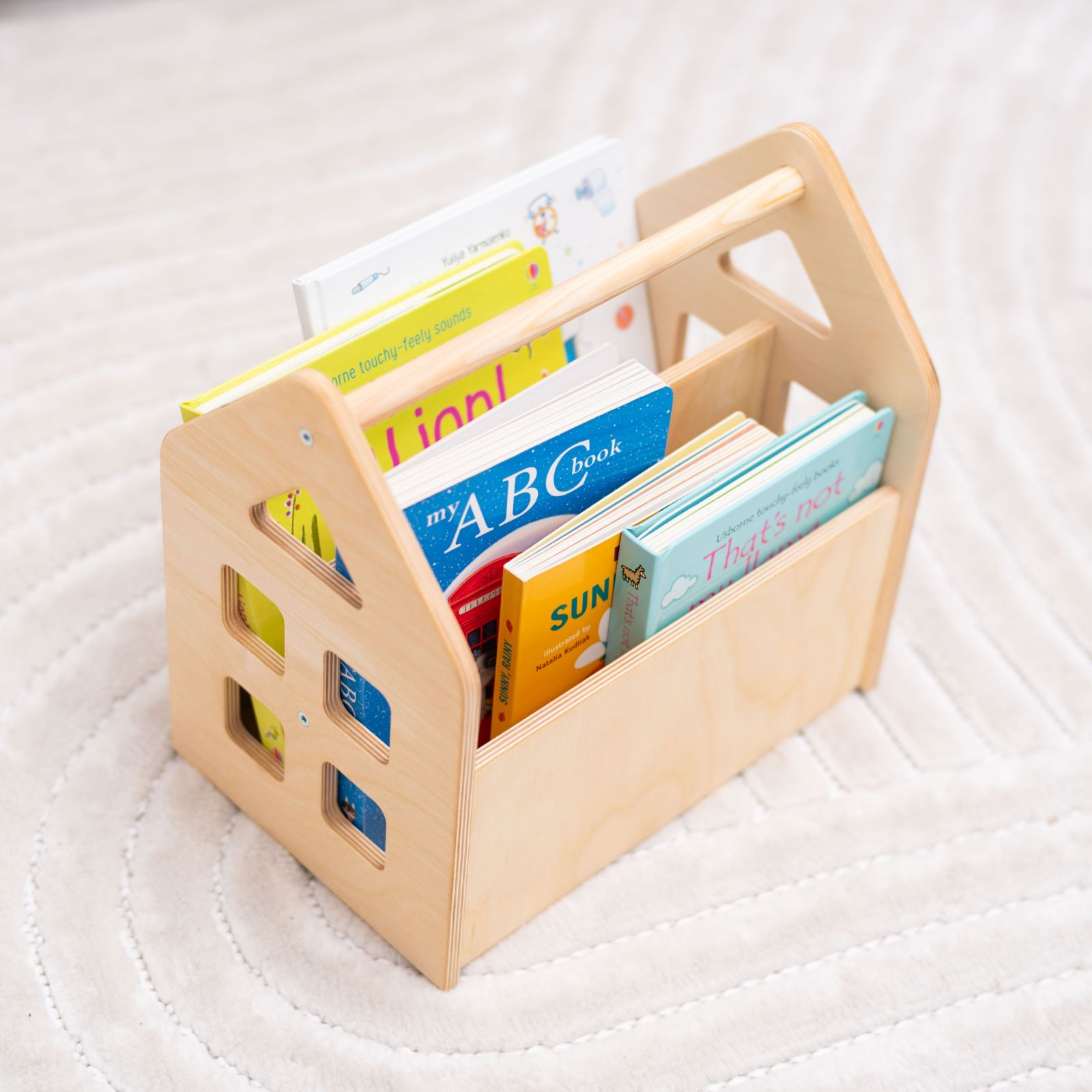 Dark Walnut Montessori Book Shelves