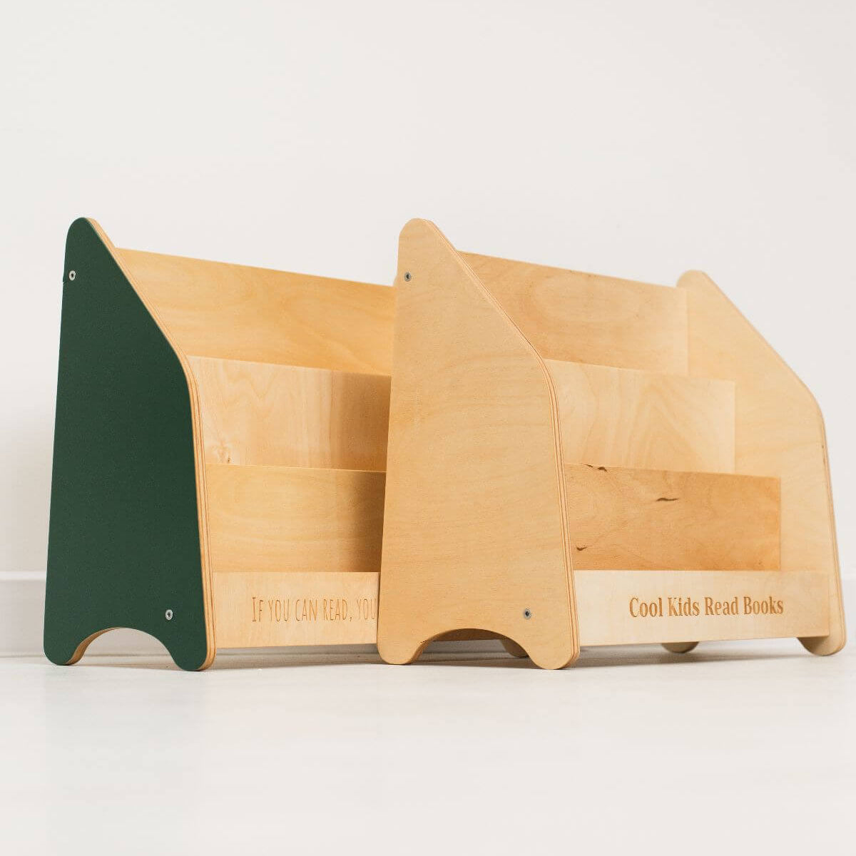 Front facing bookshelf