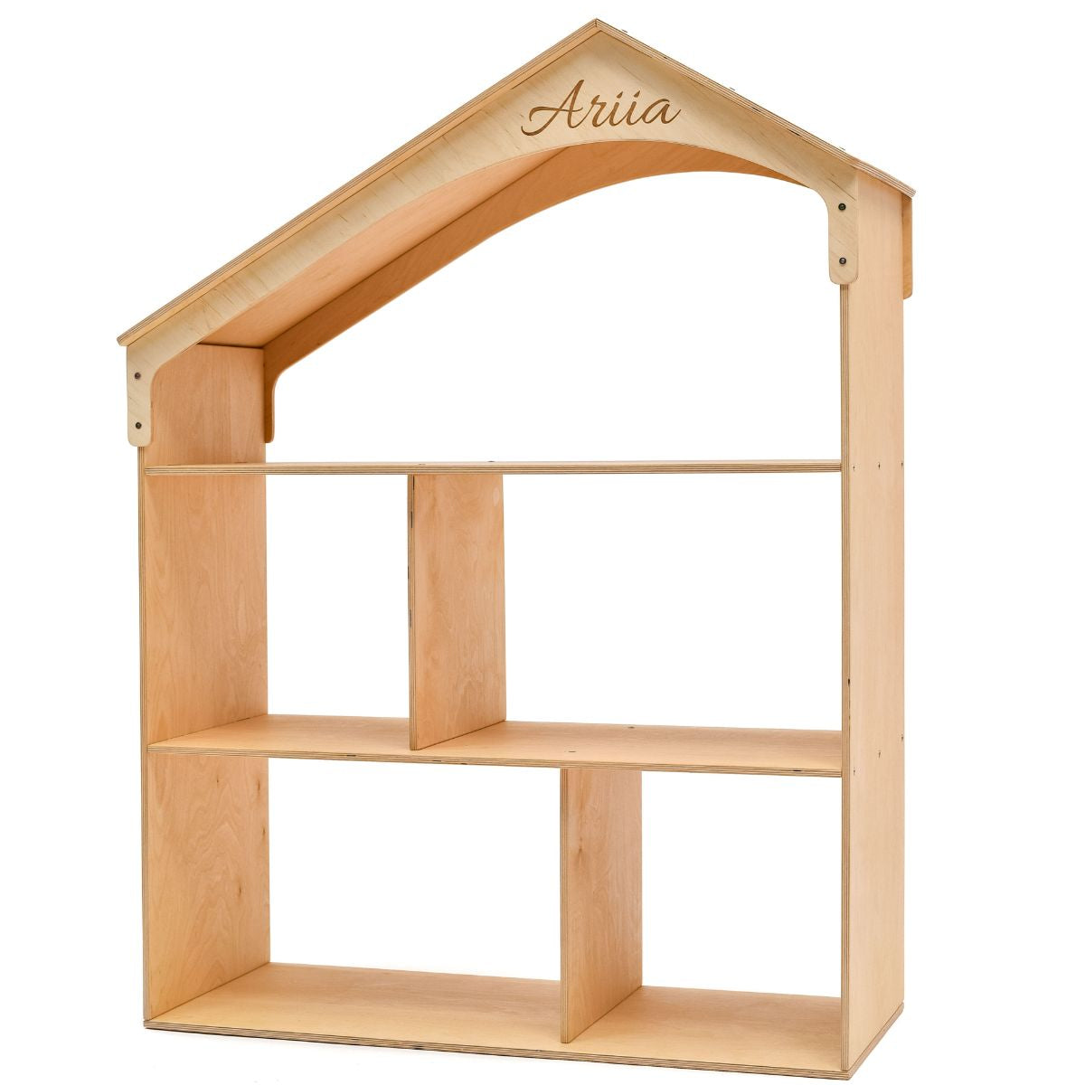 Wooden Dollhouse Bookshelf