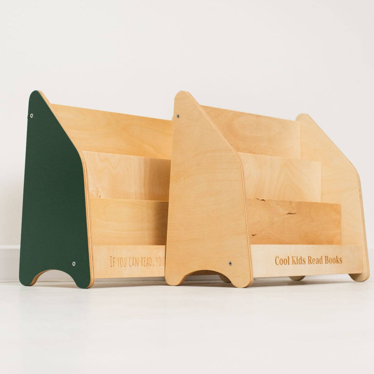 Montessori bookshelf for toddlers