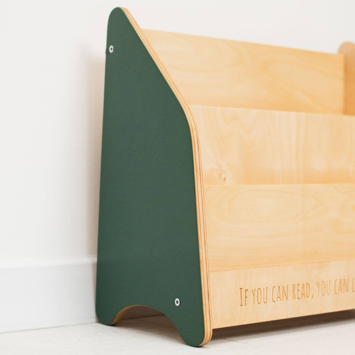 Montessori bookshelf for toddlers