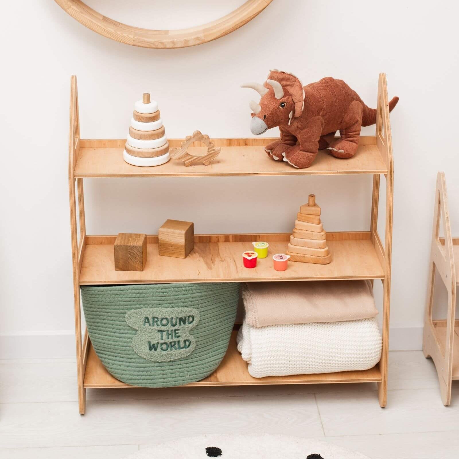 Wood Montessori Shelf