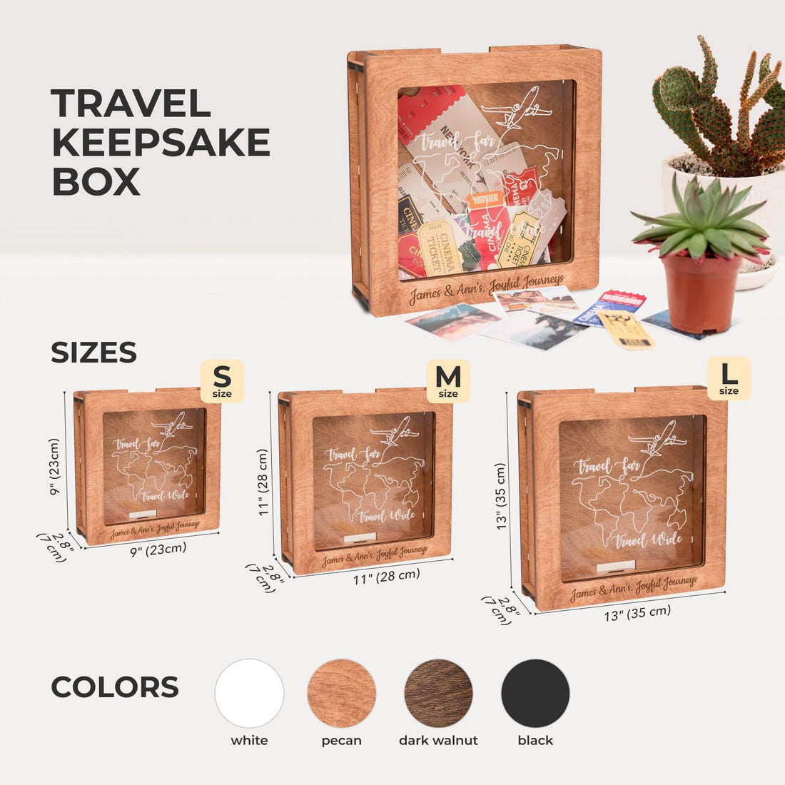 Travel Box Pecan