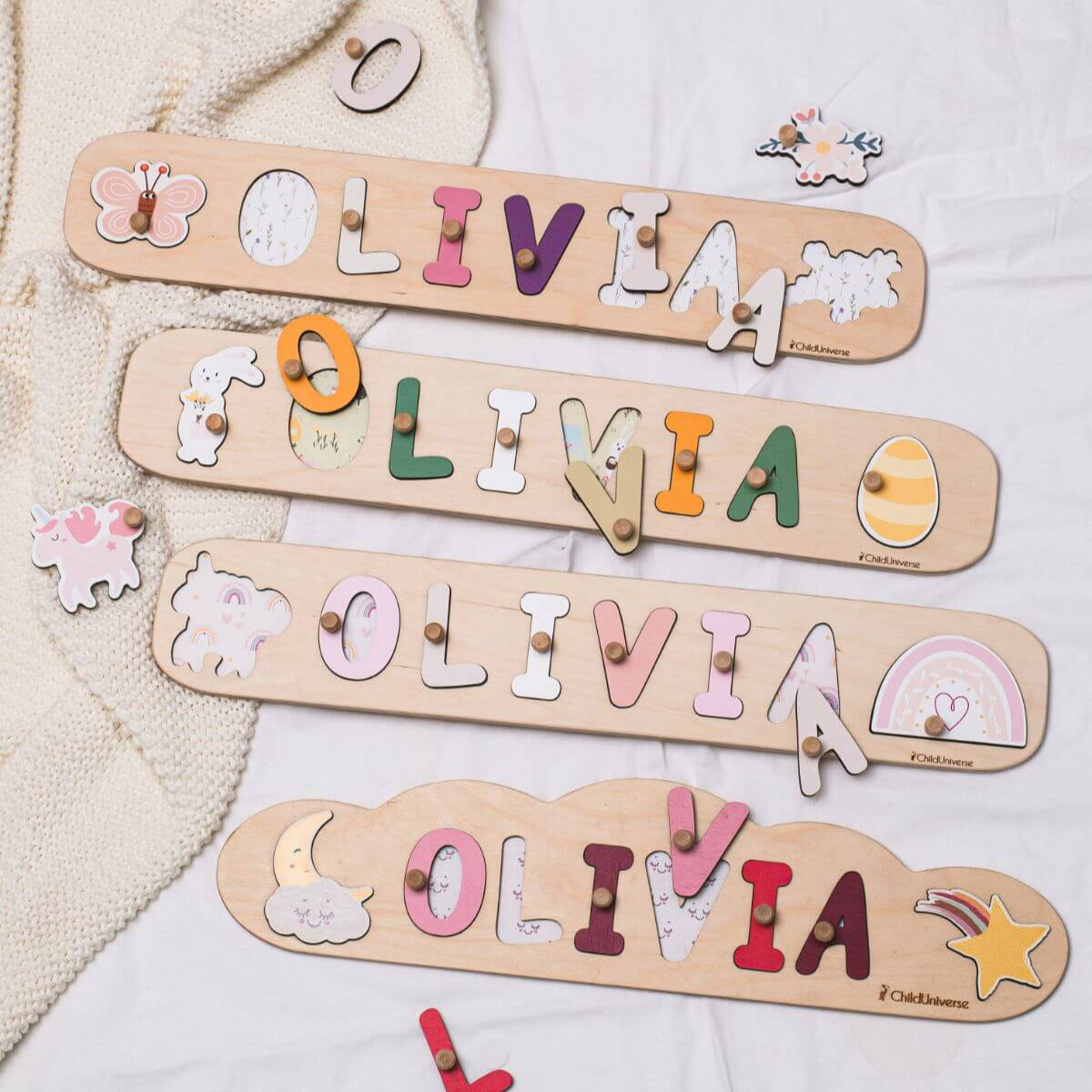 Name Puzzle With Unicorn