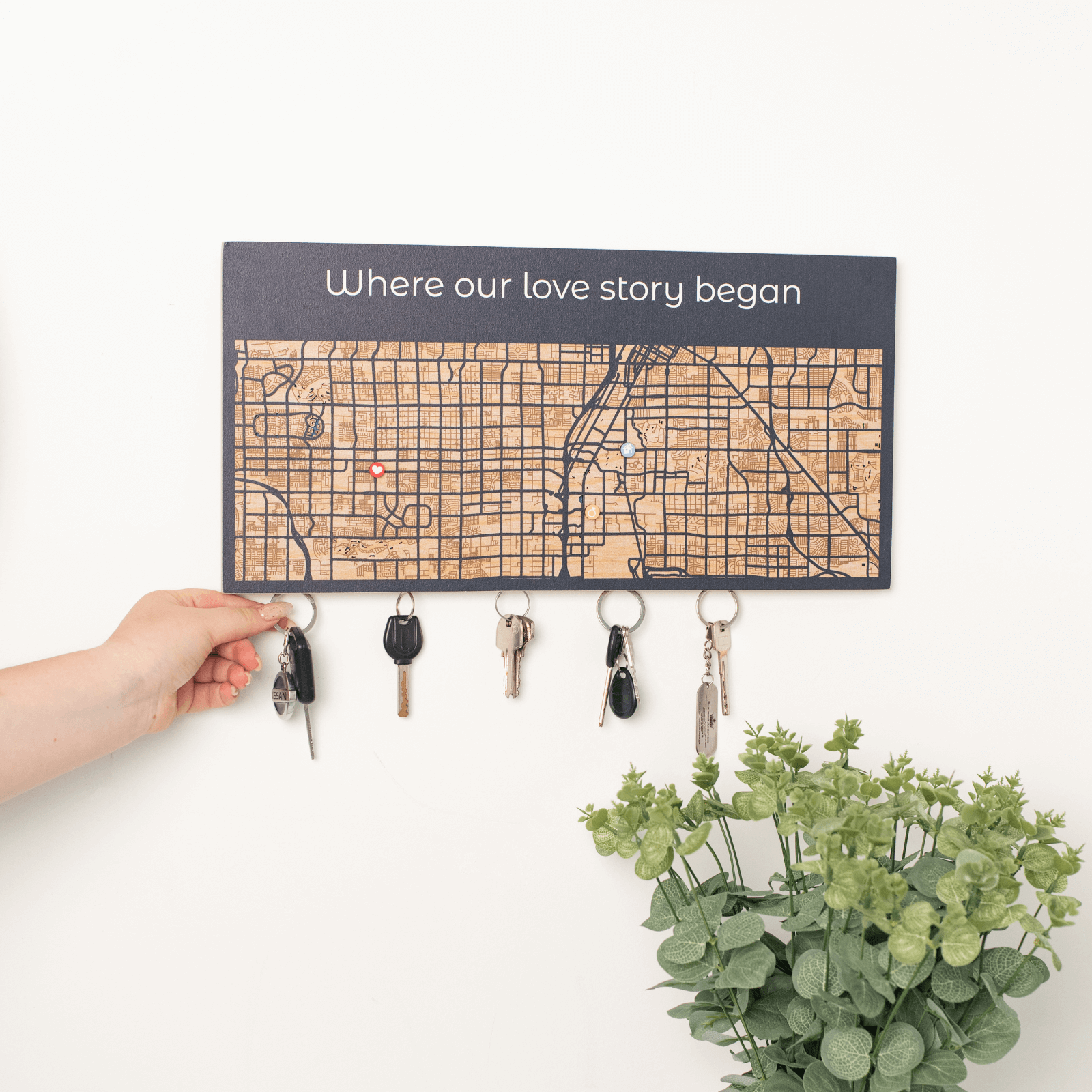 Wooden Key Holder