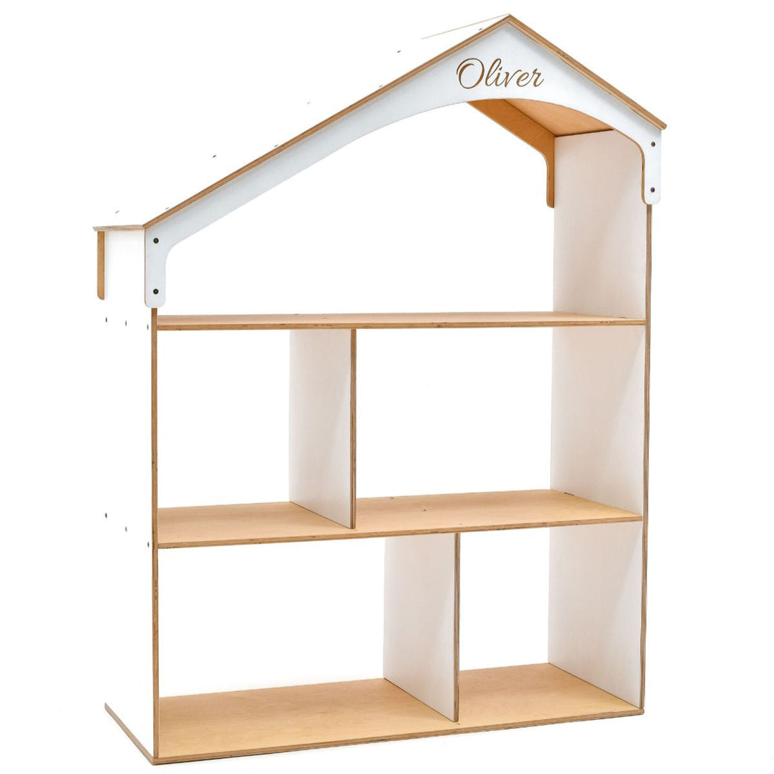 White Dollhouse Bookcase