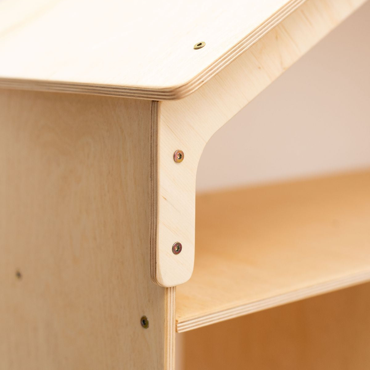 Wooden Dollhouse Bookshelf